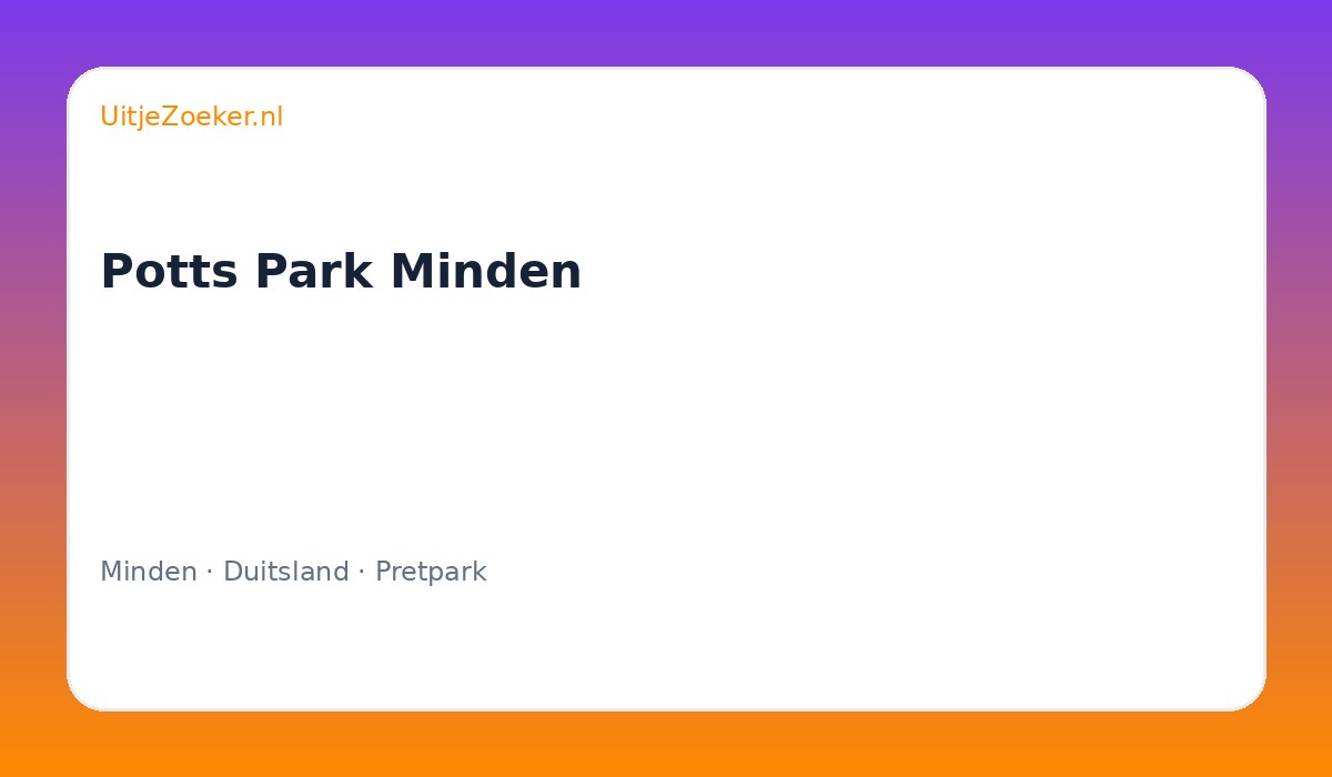 Potts Park Minden