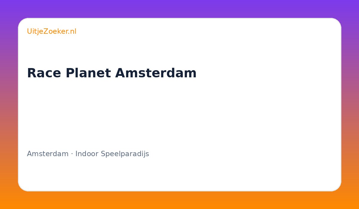 Race Planet Amsterdam
