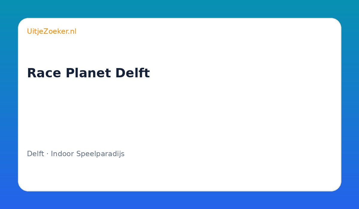 Race Planet Delft