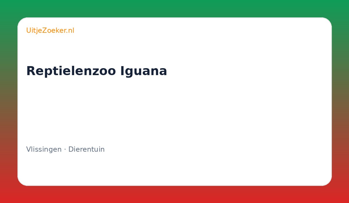 Reptielenzoo Iguana