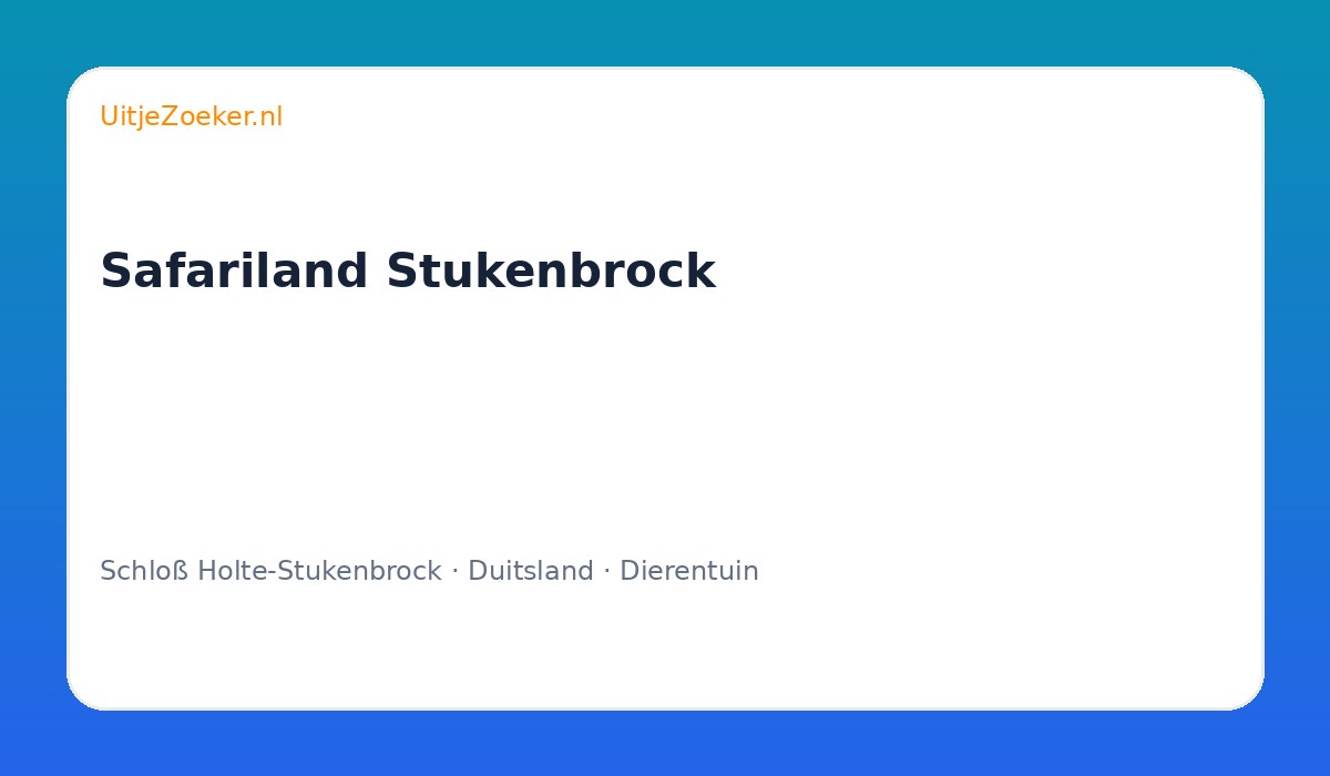 Safariland Stukenbrock