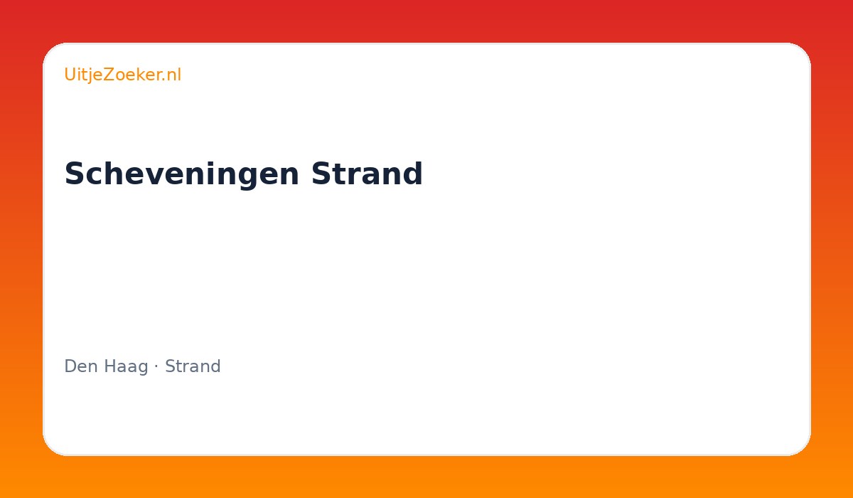 Scheveningen Strand