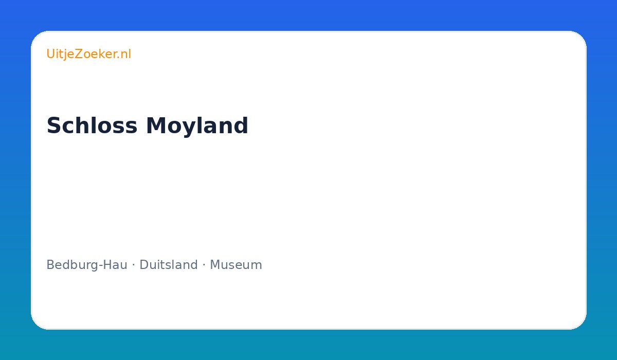 Schloss Moyland