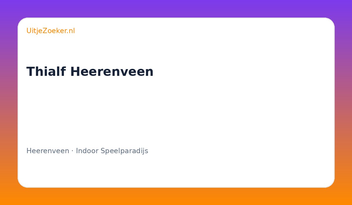 Thialf Heerenveen