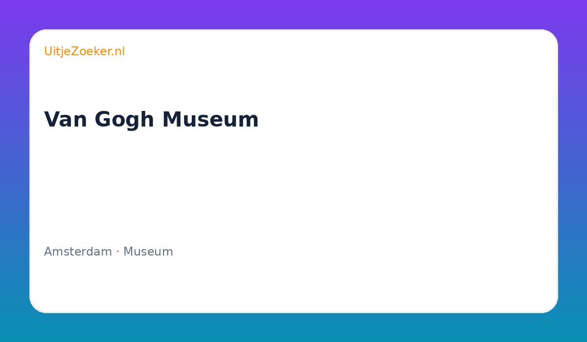 Van Gogh Museum