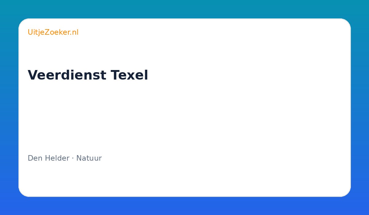 Veerdienst Texel