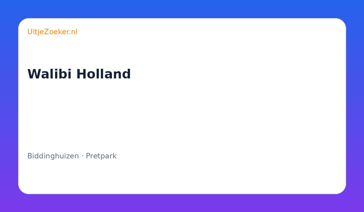 Walibi Holland