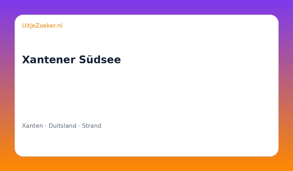 Xantener Südsee