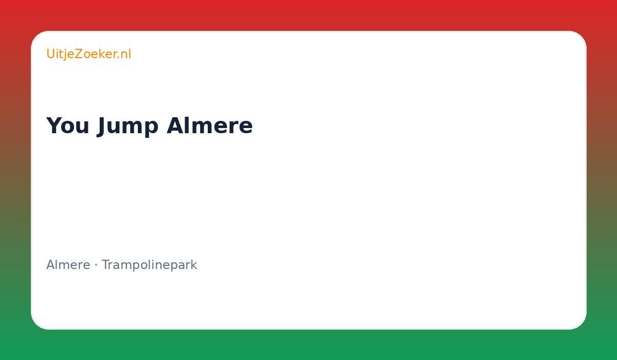 You Jump Almere