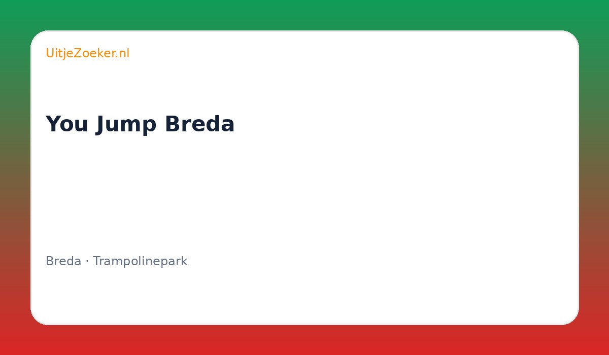 You Jump Breda