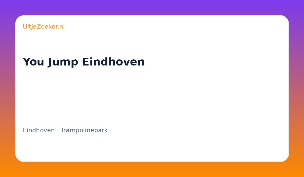 You Jump Eindhoven