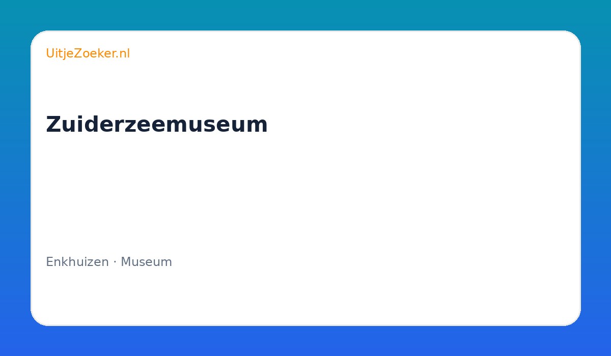 Zuiderzeemuseum